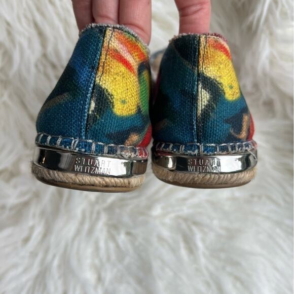 Stuart Weitzman Biarritz Printed Espadrille Flat, Artist - Picture 7 of 10